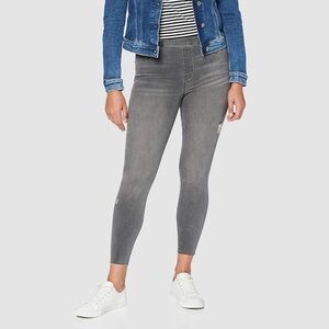 Spanx skinny jeans light gray wash distressed women’s jeans size XS high rise